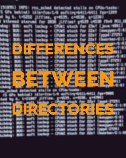 differences between directories