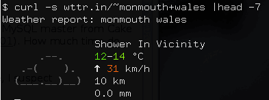 monmouth, wales, weather
