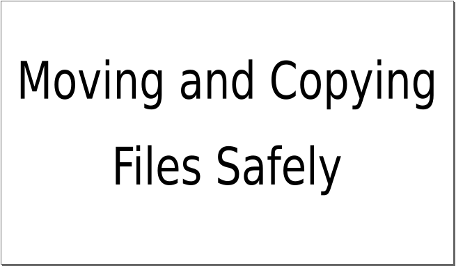 move and copy files