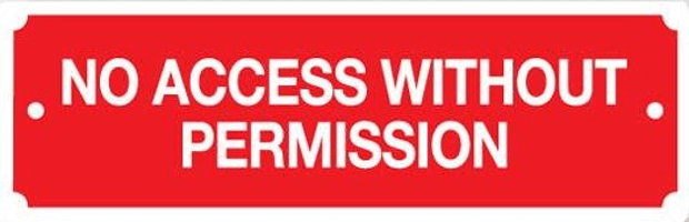 permission sign