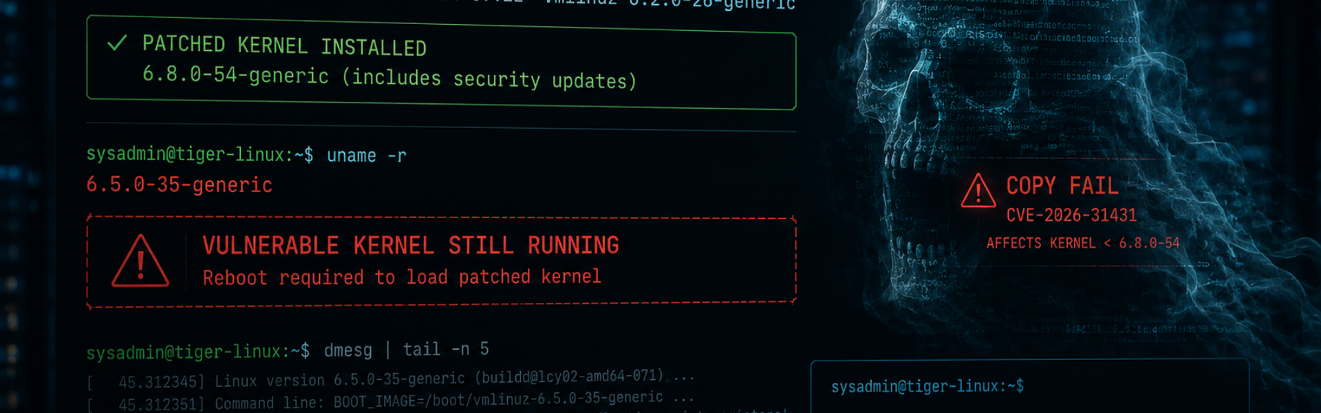 The Reboot Requirement: Why “Patching” Linux Is Only Half the Battle
